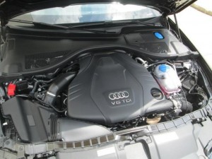 2014 A6 TDI engine wide angle