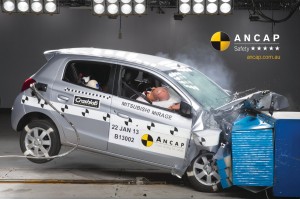 Mirage crash test picture