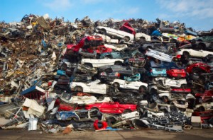 pile of used cars