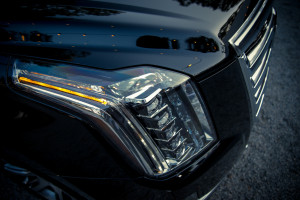 '15 Escalade headlight detail