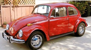 '70 Beetle in red