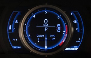 '14 IS 350 tach detail