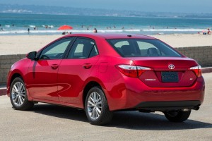 '16 Corolla rear view