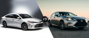 '16 Avalon vs. ES