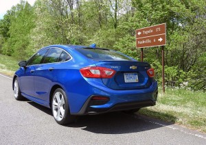 '16 Cruze rear view