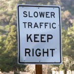 slower traffic keep right