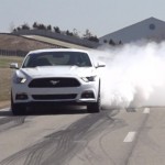 ’15 Mustang burn tires