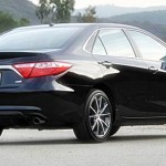 ’15 Camry hybrid rear view