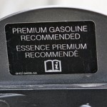 gas lid sticker