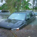 flooded cars pic