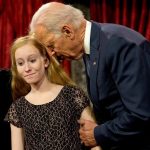 Biden sniffing