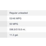 Corolla MPG 1