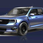 2025 Ford Maverick Lobo Design Sketch