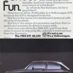 ’83 GTI ad