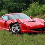 wrecked vette